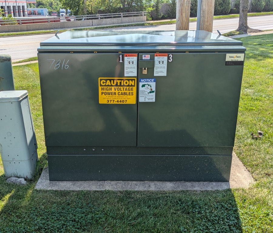 Pad-mounted transformer set by Pro-Tech